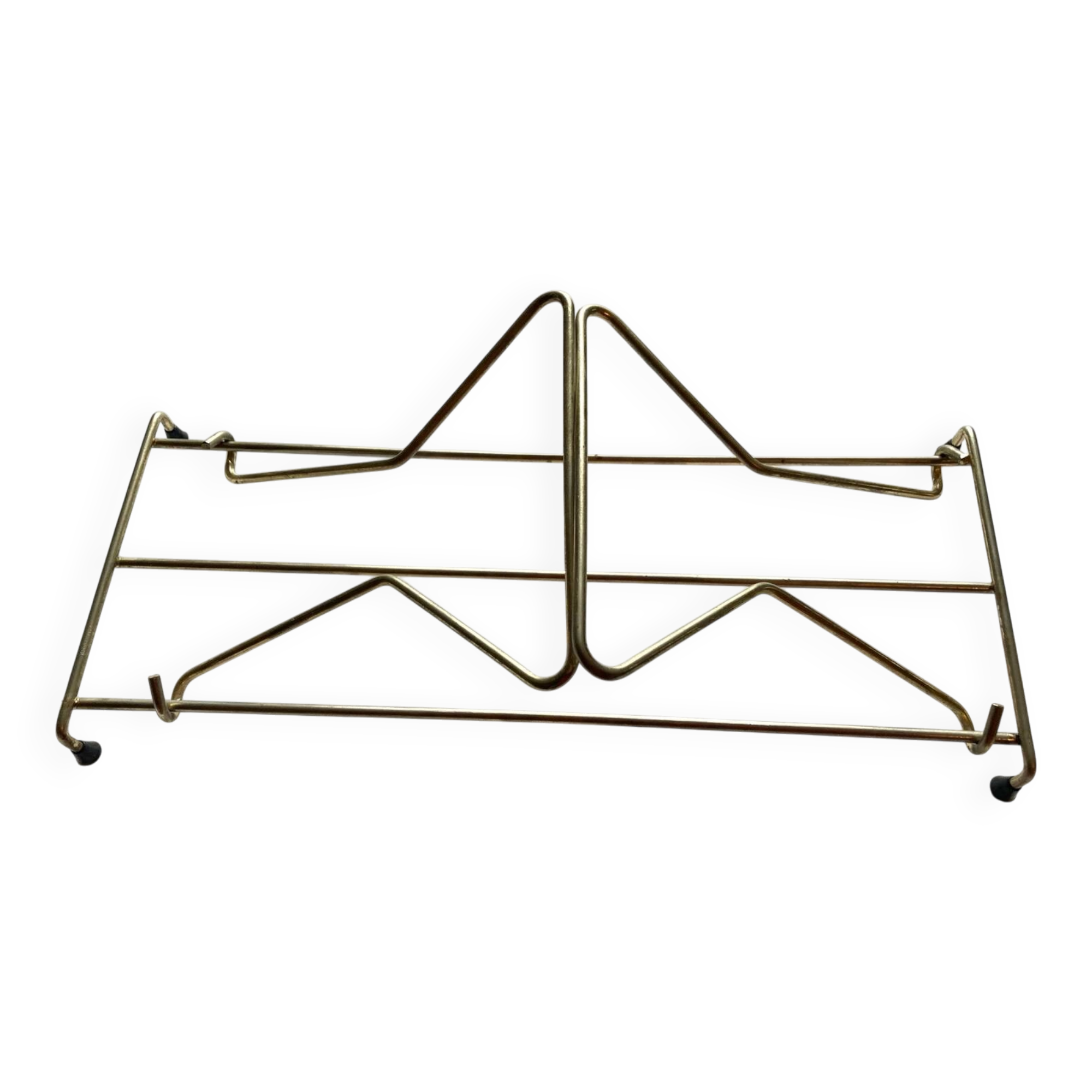 Bookends, journals, magazines from the 1960s.