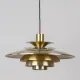 Danish vintage Verona pendant lamp by Kurt Wiborg, Jeka. 1980s