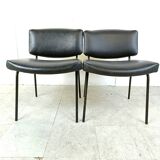 Vintage Conseil Chairs by Pierre Guariche 1950's, France