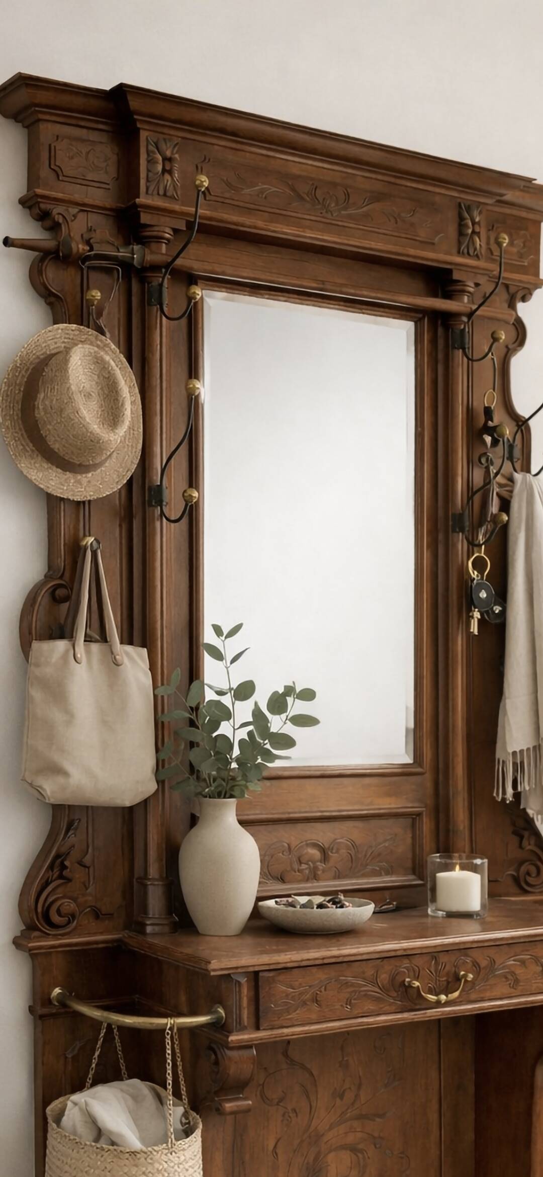 Cloakroom / umbrella stand