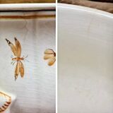 Old Longchamp vegetable soup tureen with Moustiers Olerys decor 2