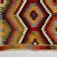 Tapis Kilim géométrique multicolore 5x8, 160x237 cm