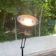 Lampadaire noir coupole vintage en acier articulé