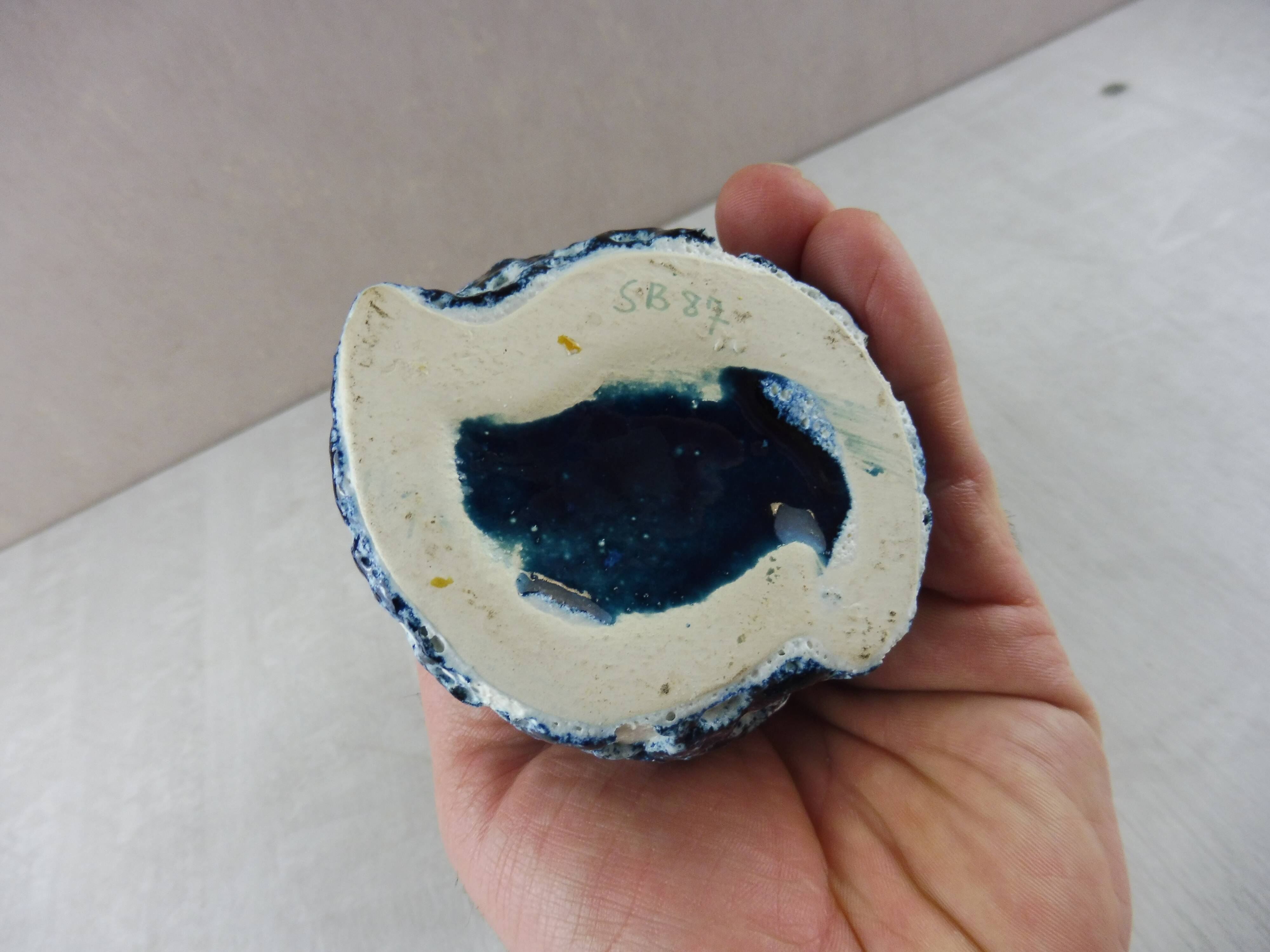 Ancient vase, sea foam, Fat Lava, Vallauris