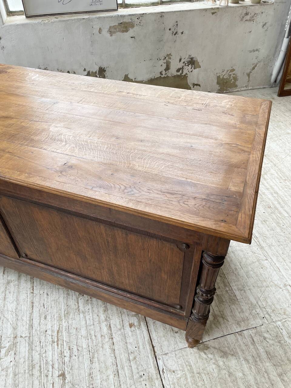 Comptoir en chêne drapier chêne 1900