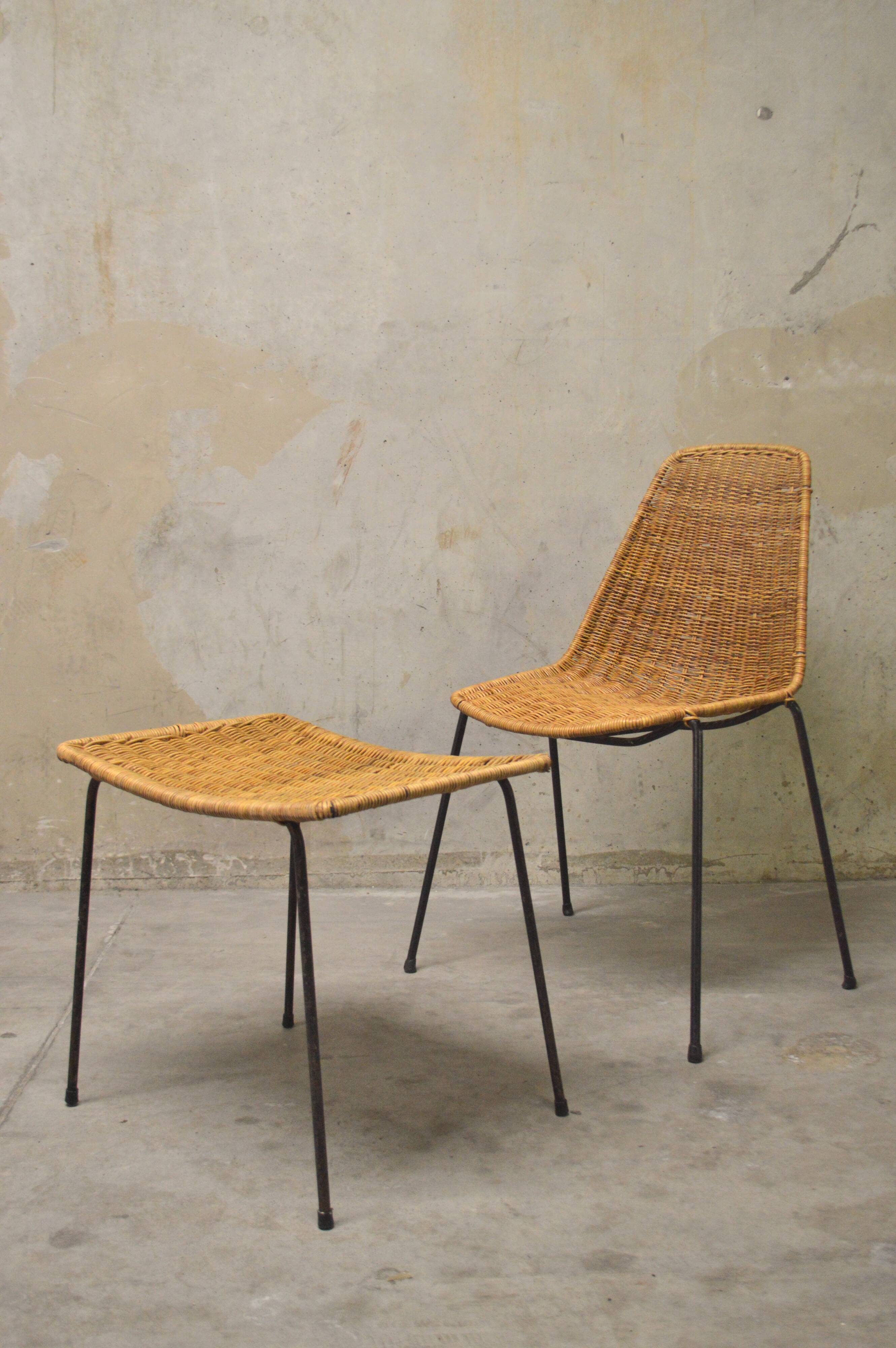 Vintage chair from the 1950s, designed by Franco Legler