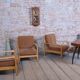 Mid-Century Armchairs attributed to Jitona Soběslav, Czech, 1960s, Set of 4