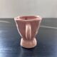 Artisanal pink vase
