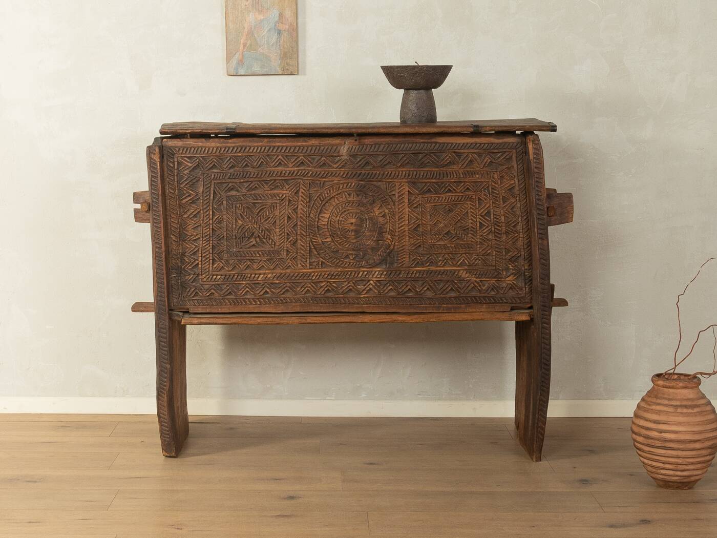 Antique Turkmen wedding chest