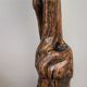 Portuguese handmade vine wood table lamp