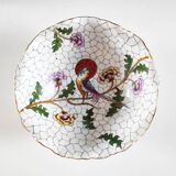 Hand-painted Limoges porcelain bird emptier