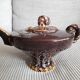 Very original rare Vallauris teapot signed Marius Giuge
