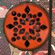 Large ceramic wall light, 1950s design