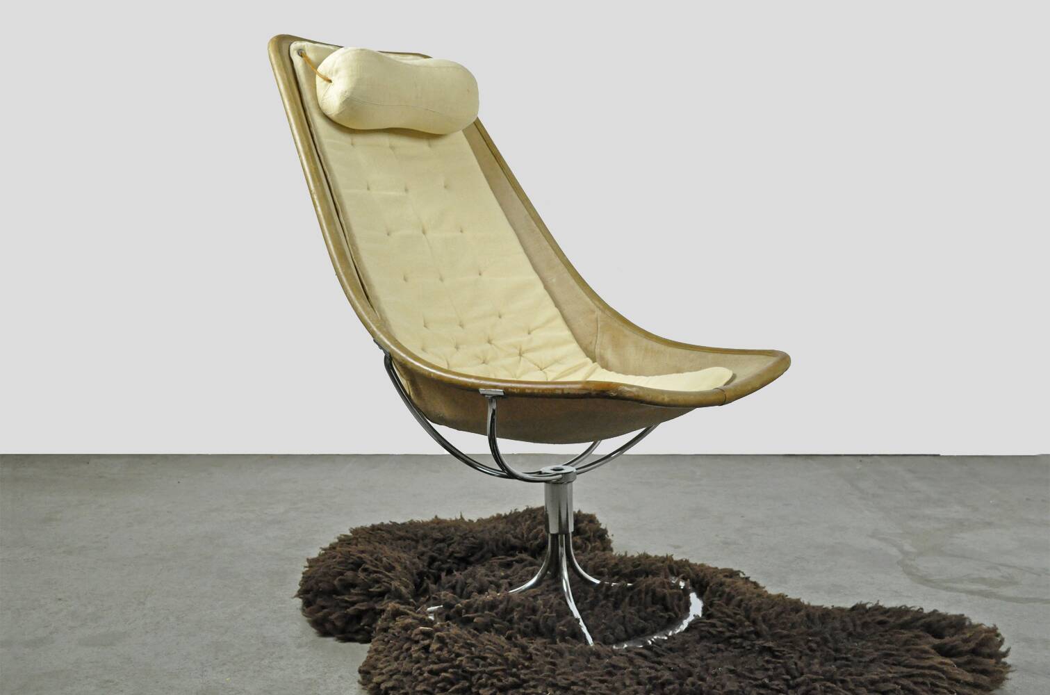 Iconic swivel chair ‘jetson’ by bruno mathsson, sweden 1970s