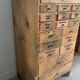 Petit meuble de métier vintage des années 60