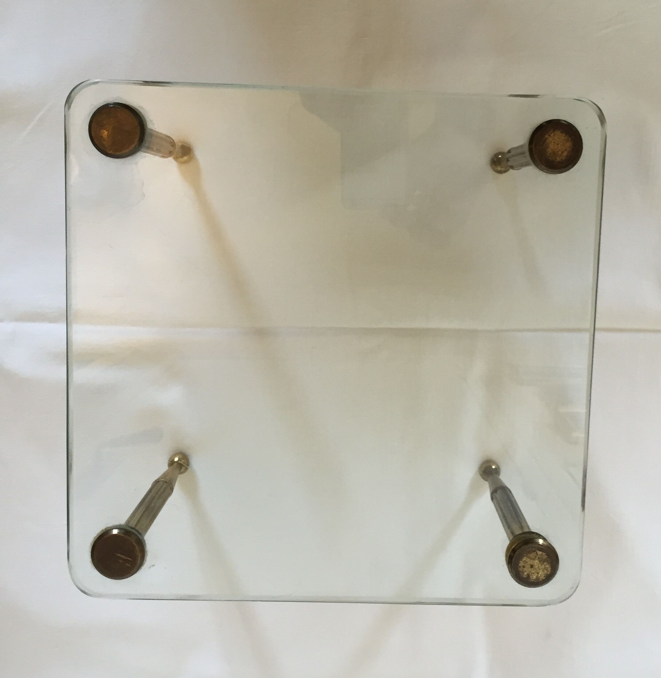 Coffee table in glass