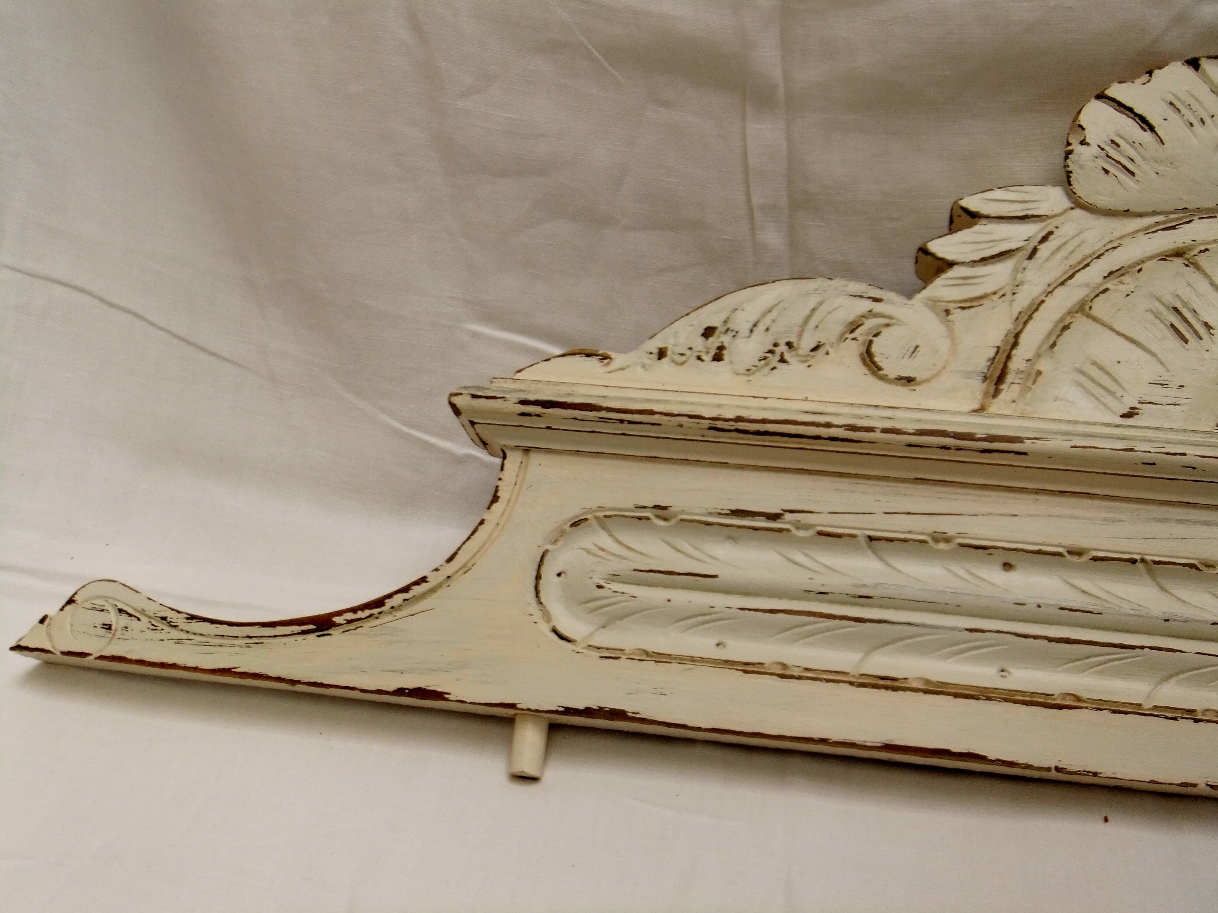 Art Nouveau pediment wood furniture patina furniture ornament