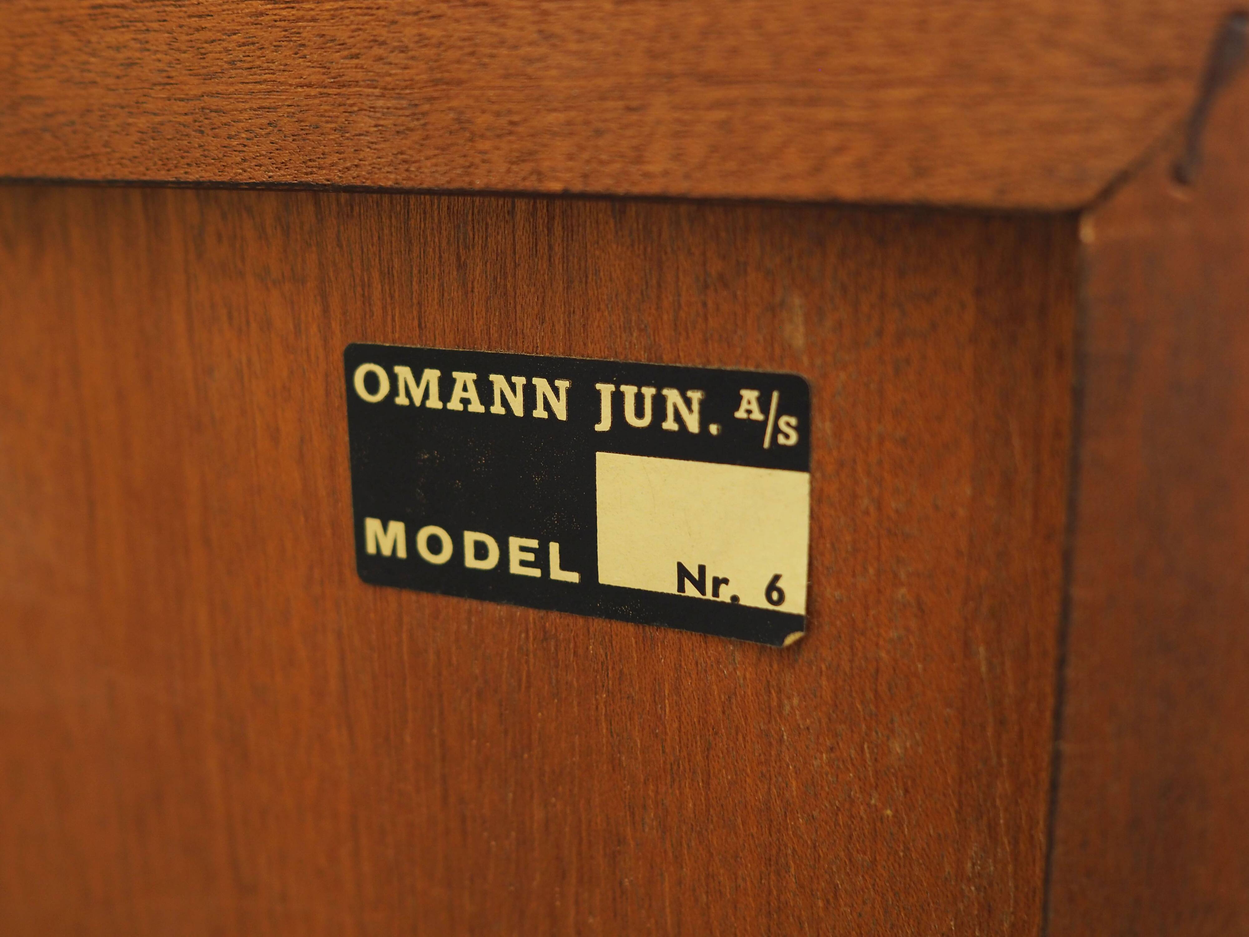 Rosewood bookcase, Danish design, 1970s, manufacturer: Omann Jun
