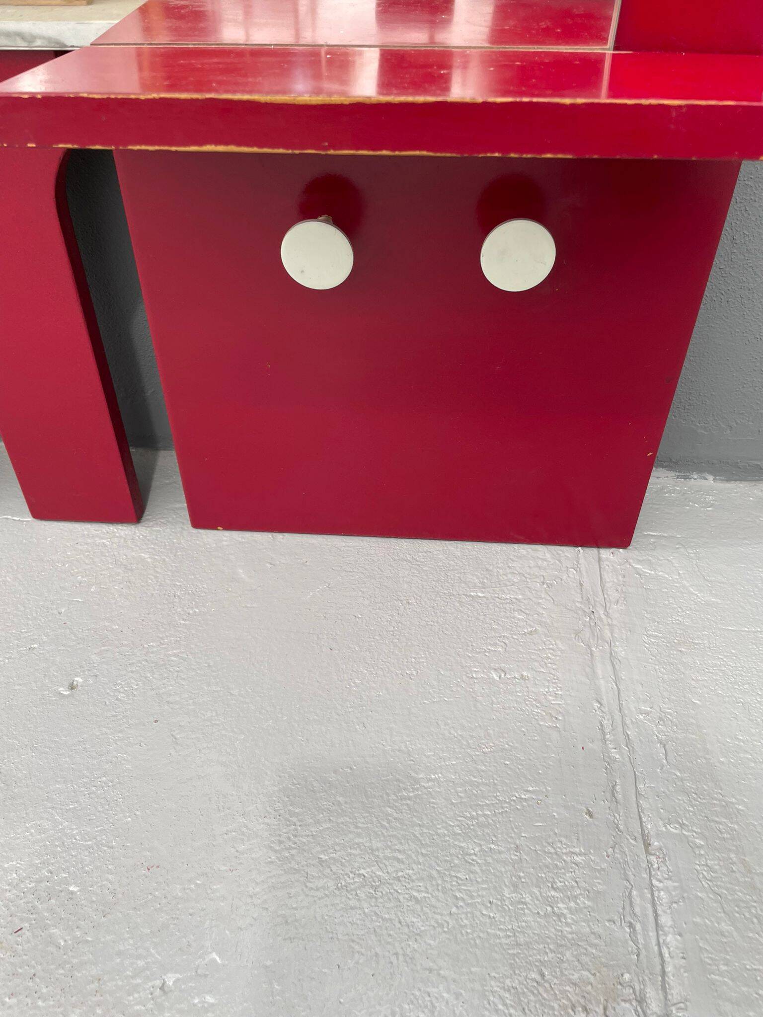 Vintage Wall-Mounted Coat Rack with Mirror and Drawer, 1960s, Czechoslovaki