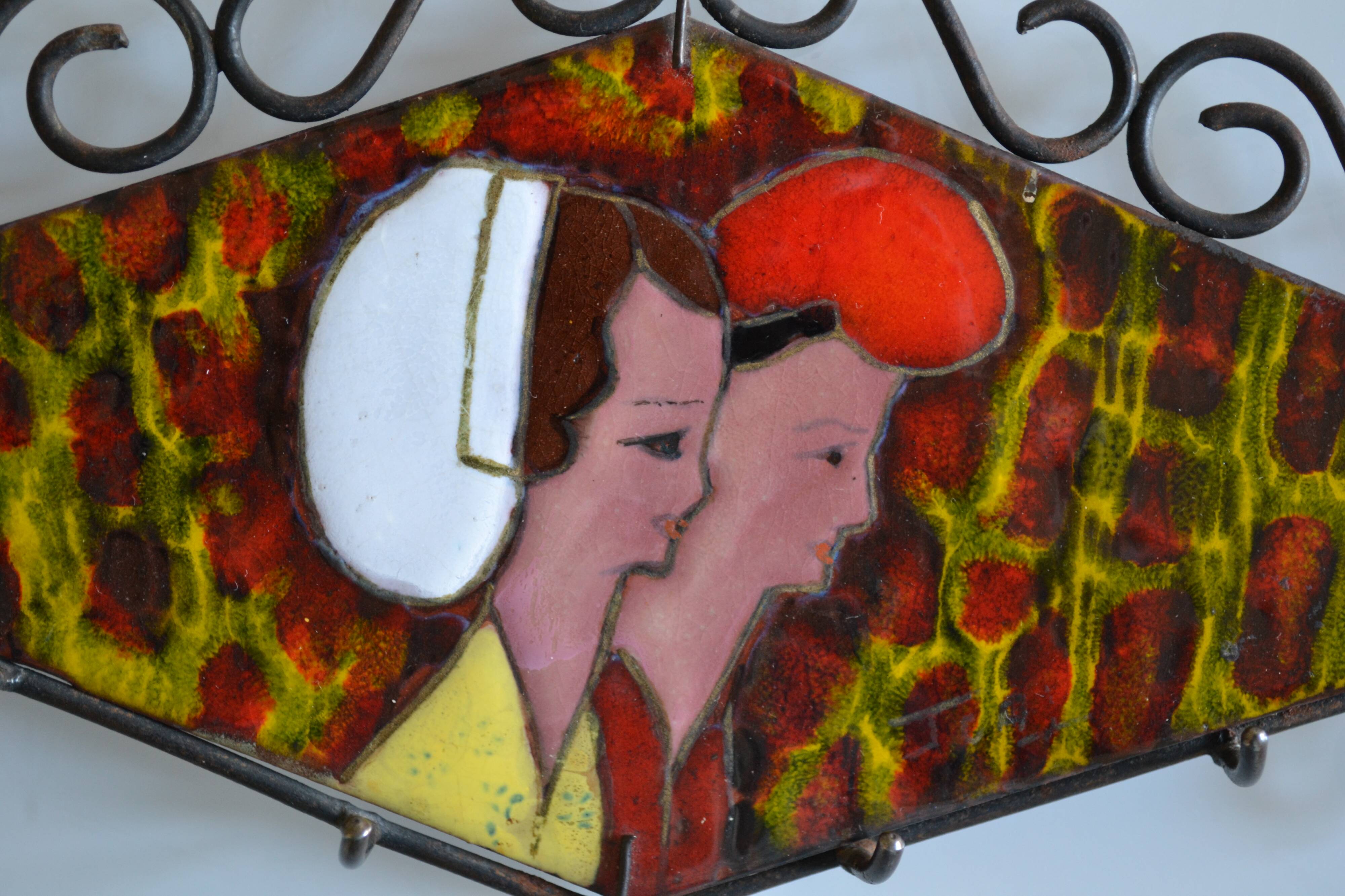 Porte cle mural vintage catalan