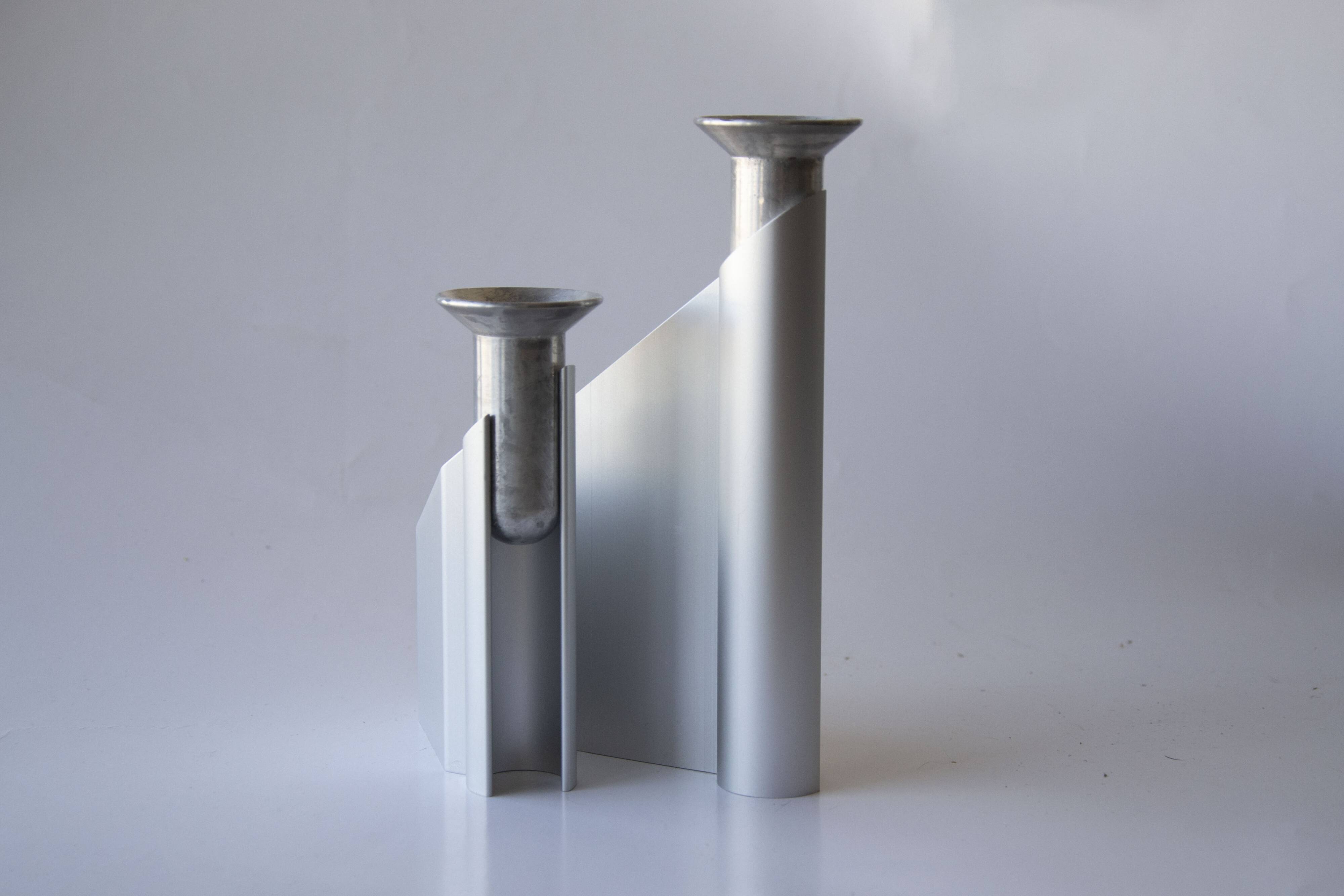 Chandelier double « Labyrinth » par Lene Munthe pour Georg Jensen, 1990s
