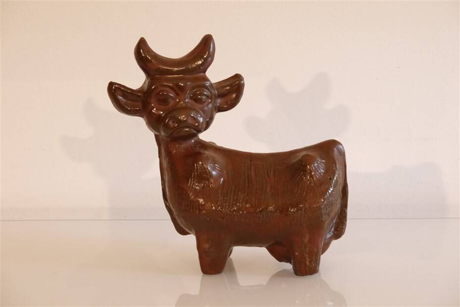 Ceramic bull by Lars Bergsten 1960