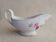 Iron earth sauce boat with floral pattern