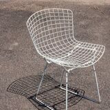 White Wire chair by Harry Bertoia for Knoll
