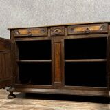 Louis XIII period Burgundy buffet in solid oak and walnut circa 1700