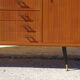 Office furniture in teak veneer, from the 60's