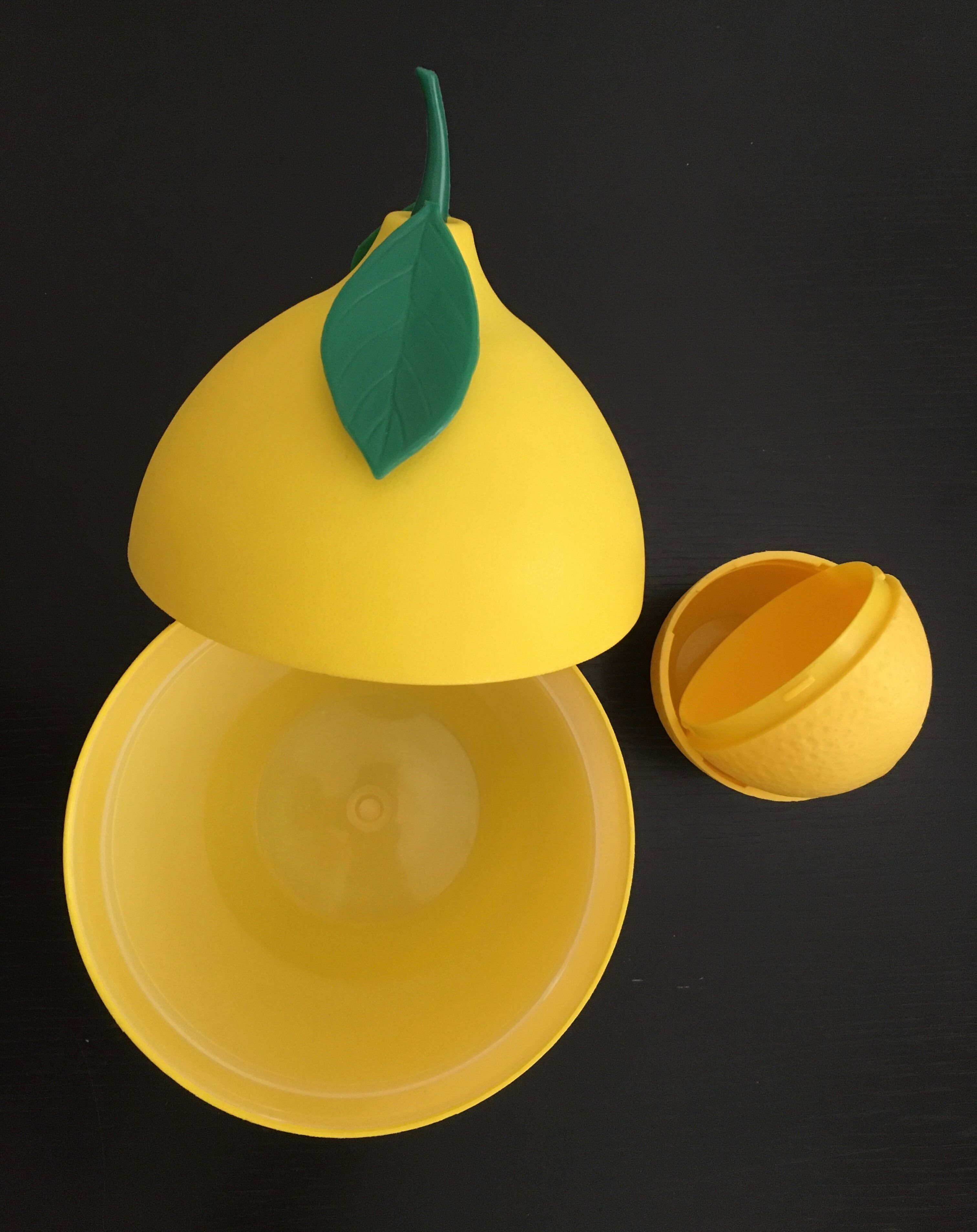 Vintage lemon ice cube tray