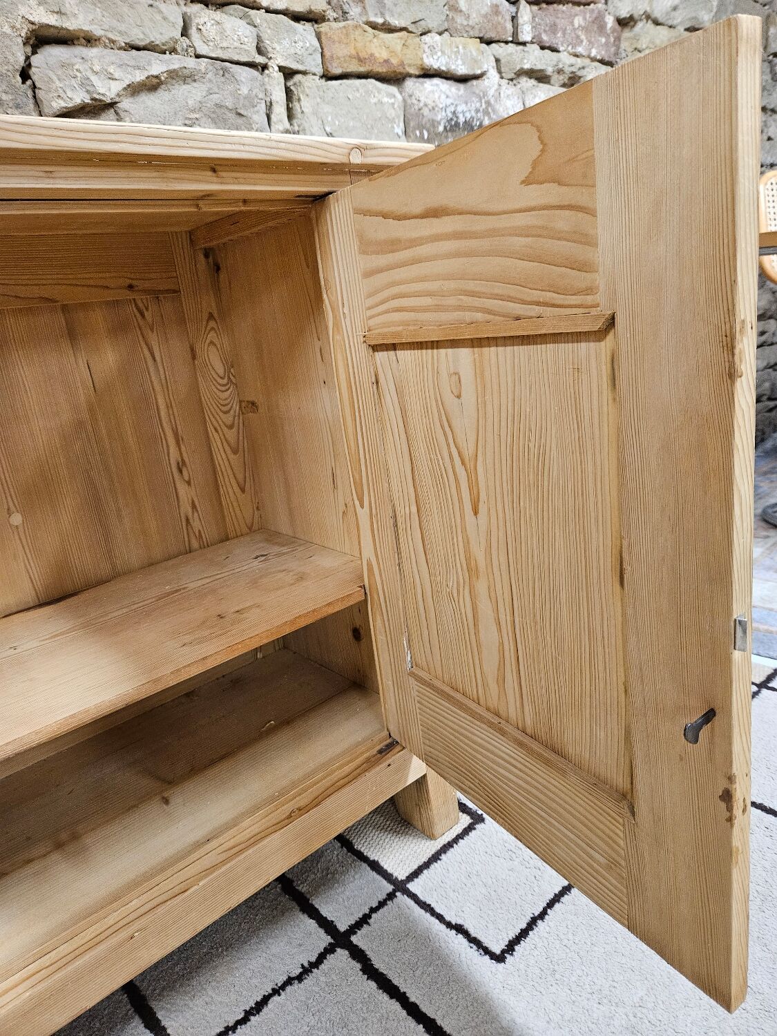Vintage low sideboard fir 1960
