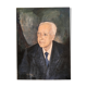 Portrait in oil on canvas