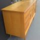 Vintage sideboard 1950 oak foot compass