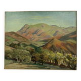 Vintage oil on canvas