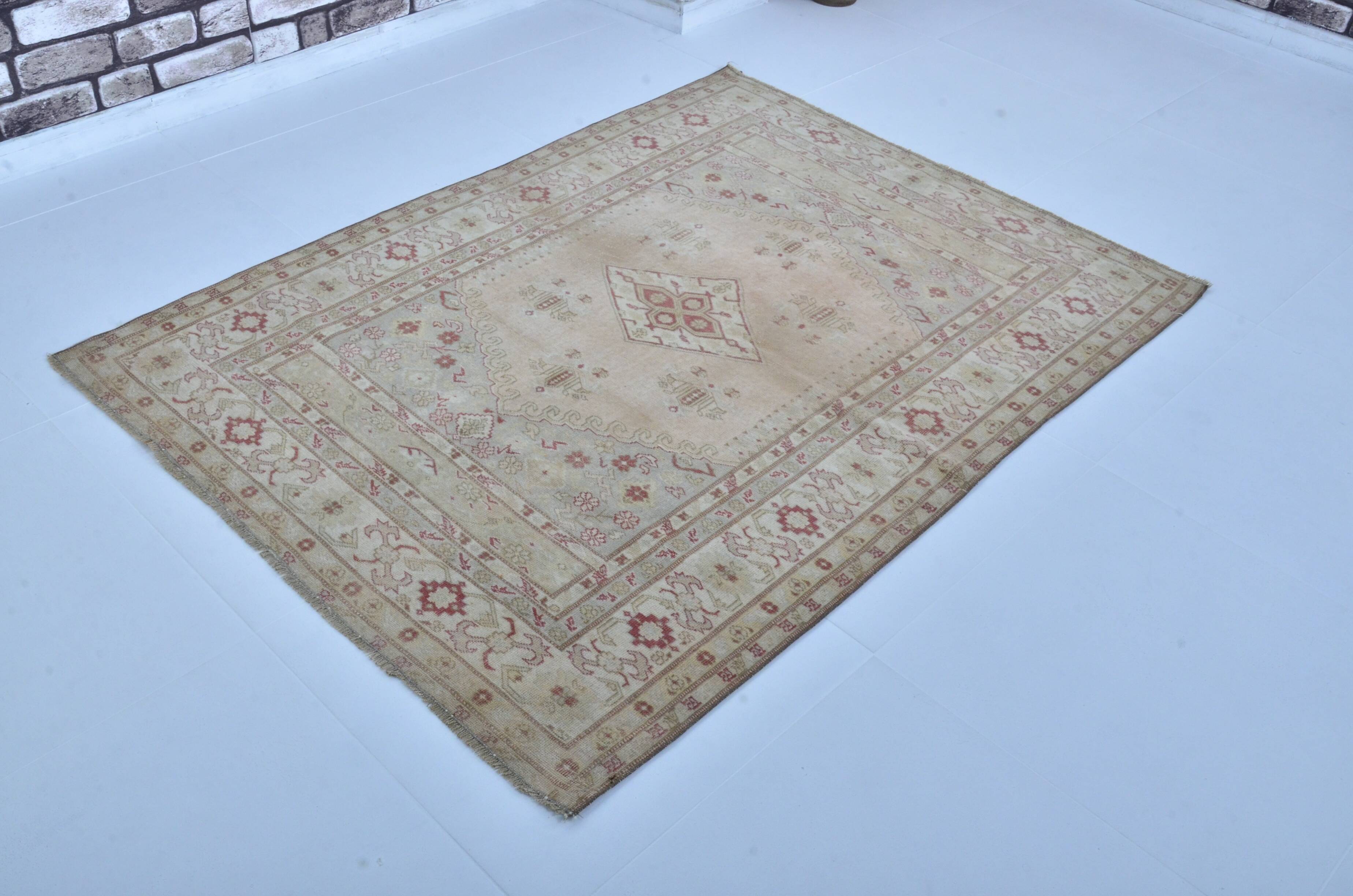 Handknotted Floor Vintage Rug sku3436