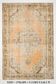 6x9 Peach Yellow Soft Pastel Turkish Vintage Rug, 185x276Cm SK 5250
