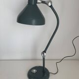 Lampe vintage 1950 Jumo GS1 vert viride de bureau - 55 cm