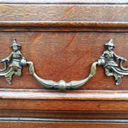 Louis XV style slope desk in oak