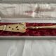 Vintage gold metal pie server – 1950s – with original case
