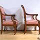 Paire de Fauteuils en Acajou, époque Restauration – Début XIXe