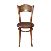 Thonet chair N°124 1/2 seat and floral backrest- 1905 -