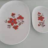 Set of two vintage serving dishes - Arzberg Porcelain Germany