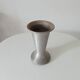 Antique aluminum cemetery vase
