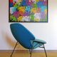 Model F555 armchair by Pierre Paulin, published by Artifort in the 1960s.