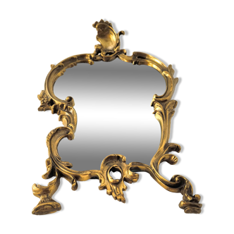 miroir corne d'abondance en bronze doré