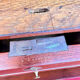Pope françois-ignace, secretary in mahogany from the consulate period stamped