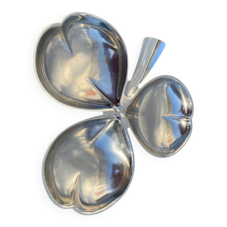 Silver metal clover pocket emptier