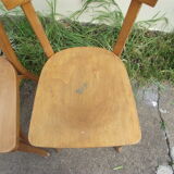3 Bauman bistro chairs