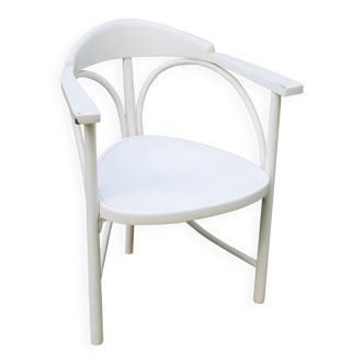 Art nouveau three-legged chair model no.81 attributed to gebrüder thonet